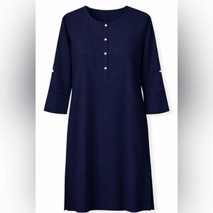 Navy blue Tunic Top | Minimal Indo-Western | Casual wear
